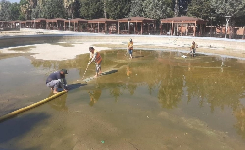 Kilis Mesire alanında  temizlik çalışmaları başladı