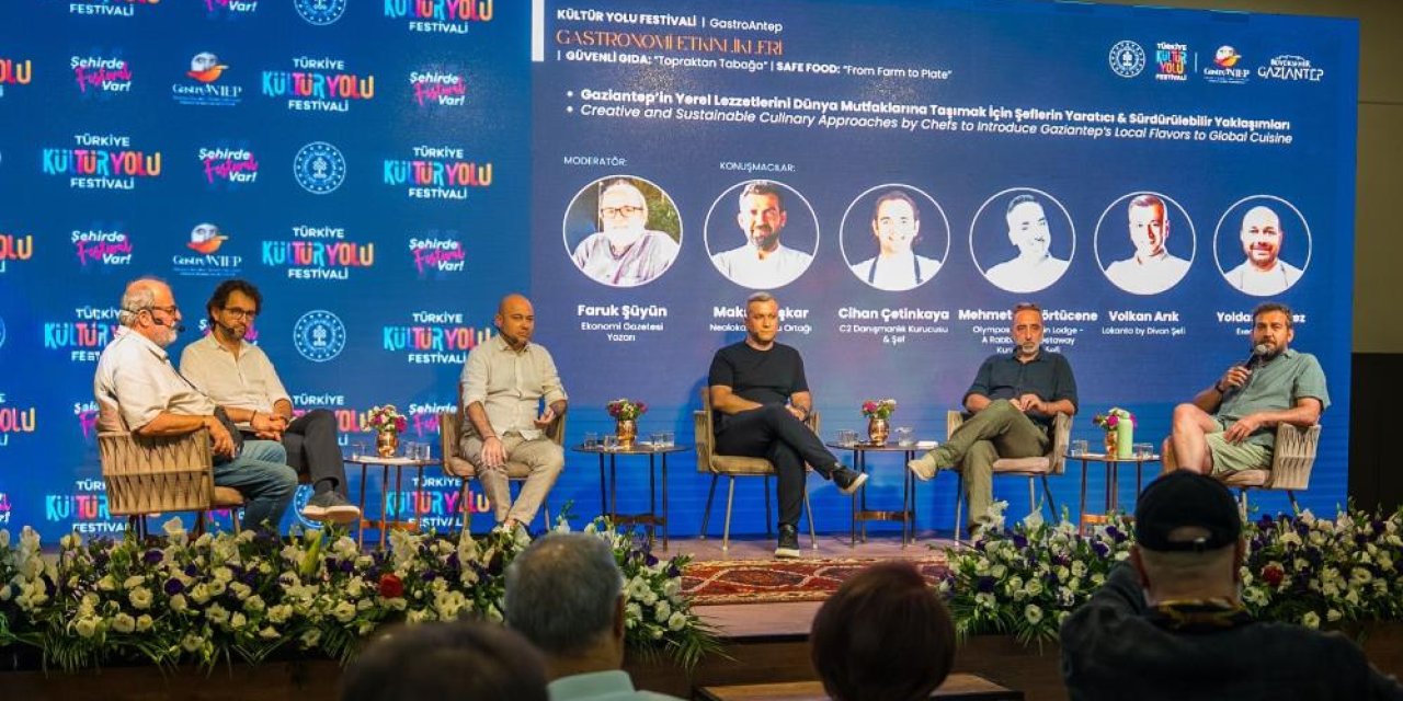 Kültür Yolu Festivali GastroANTEP ile gastorominin ünlü isimleri gazi şehirde buluştu