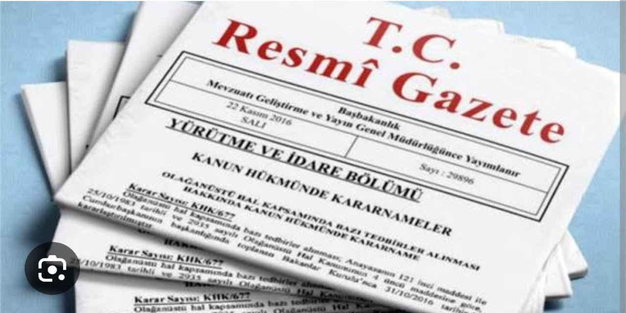 Cumhurbaşkanlığı tarafından yapılan atamalar Resmi Gazete’de
