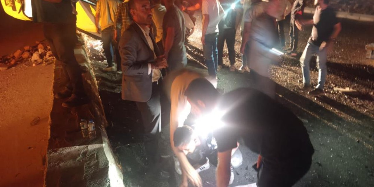 Bozova ilçesinde korkunç kaza:1 ölü, 5 yaralı