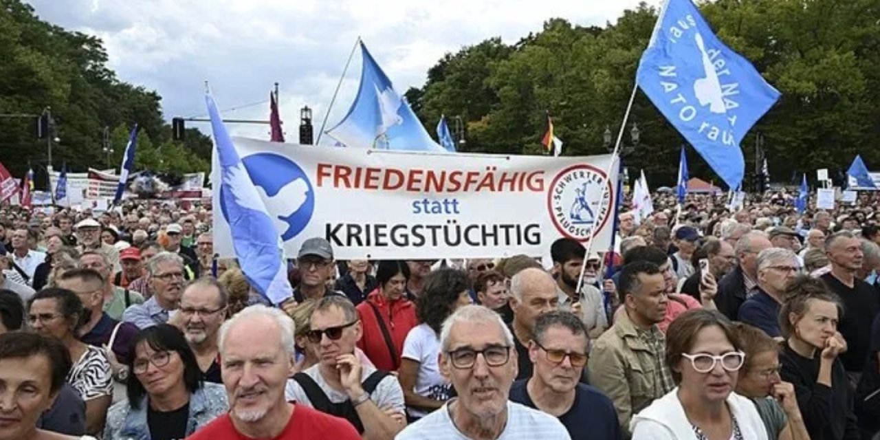 Almanya, Gazze için sokakta binlerce kişi İsrail’i protesto etti