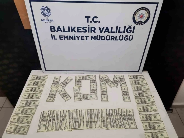 Bandırma’da sahte para operasyonu