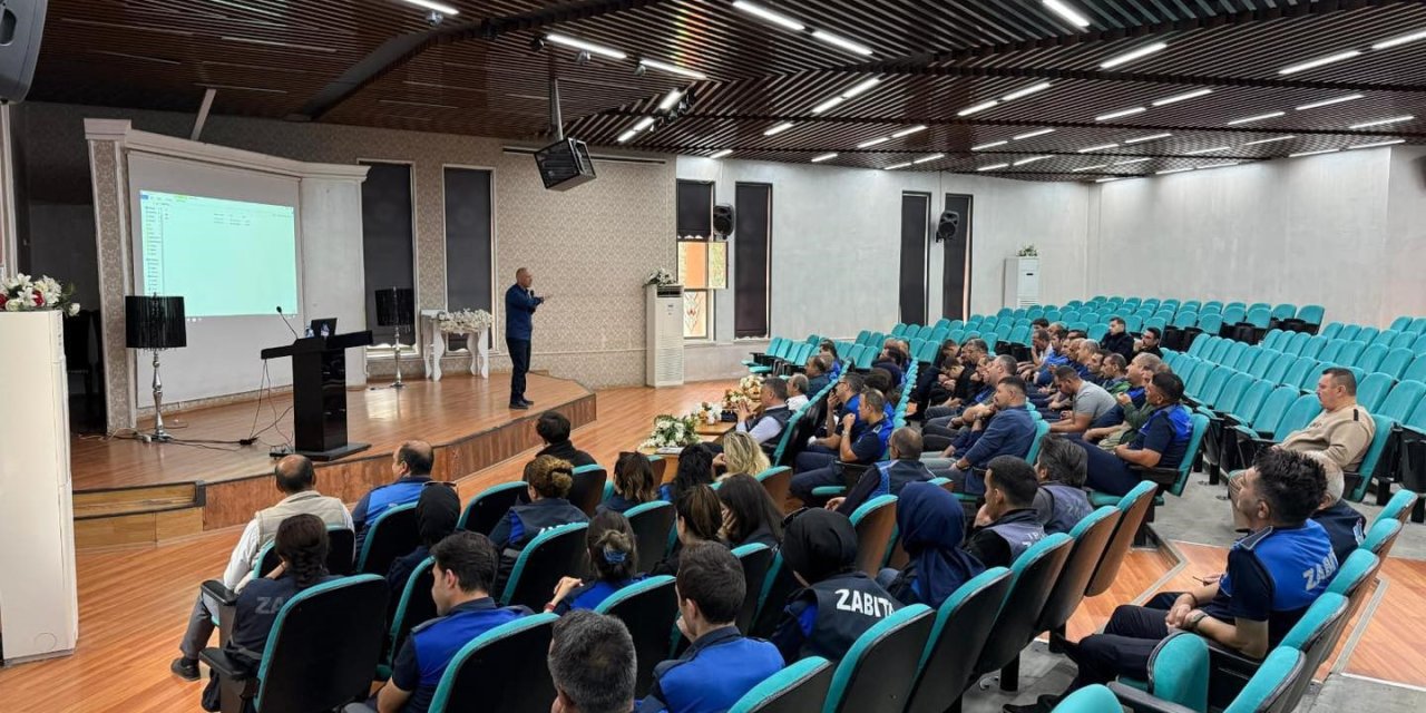 Zabıta memurlarına "İletişim Becerileri ve Öfke Kontrolü Eğitimi" verildi