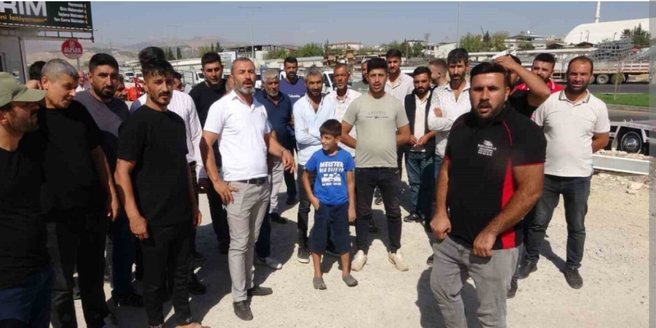 Adıyaman da, esnaf eylem yaptı