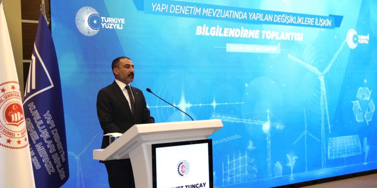 Yıldırım: "Etkin yapı denetimi bir tercih değil hayati zorunluluk"