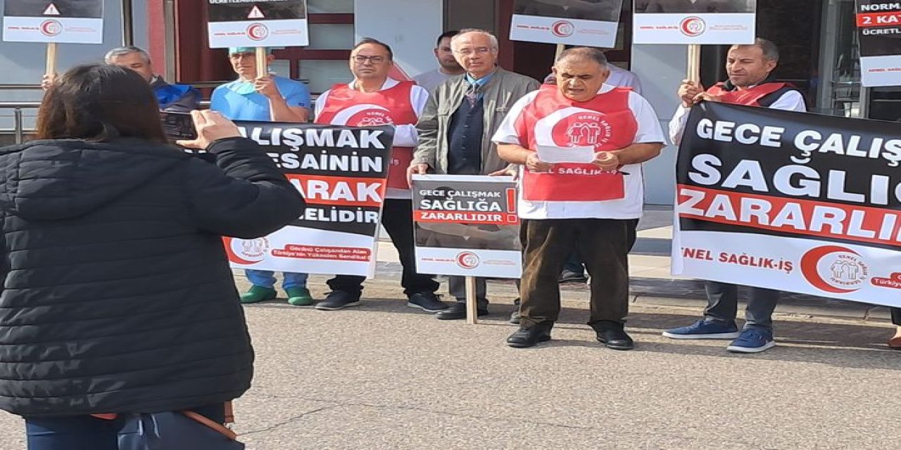 Sağlık emekçileri tepkili; Gece çalışması sağlığı tehdit ediyor