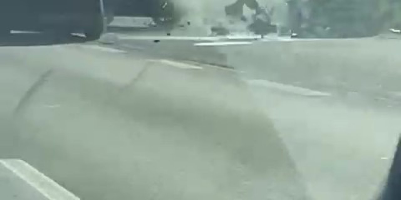 TEM Otoyolu’nda maganda dehşeti: maganda 5 aracı kazaya sürükledi