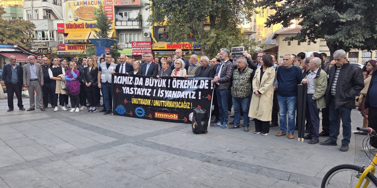 10 Ekim Ankara Gar katliamında ölenler anıldı adalet çağrısı yapıldı