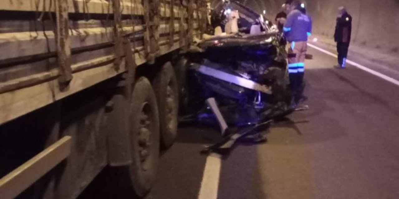 Mahsuni Şerif Tüneli'nde  trafik kazası: 1 ölü, 4 yaralı