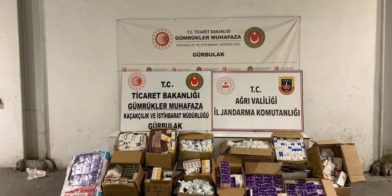 Binlerce kutu kaçak ilaç bulundu