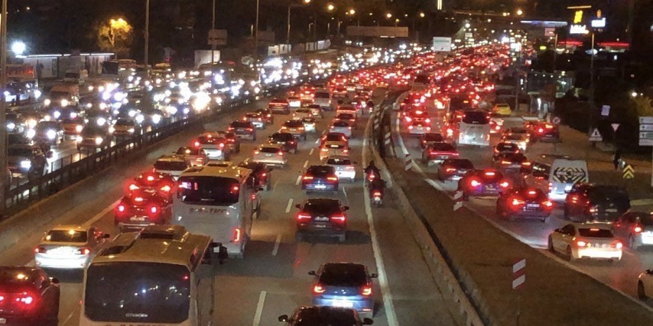 İstanbul’da akşam trafiği yüzde 78’e ulaştı