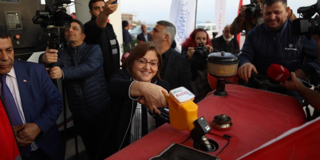 Gaziantep Büyükşehir Belediyesi'nden çiftçiye mazot desteği