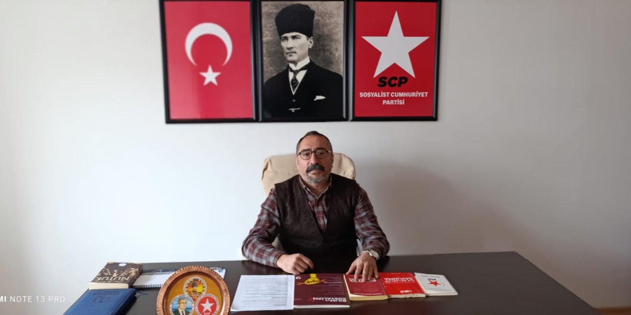 SCP Başkanı Soycan’da  29 Ekim Mesajı:  “Cumhuriyeti devrimle yaşatacağız”