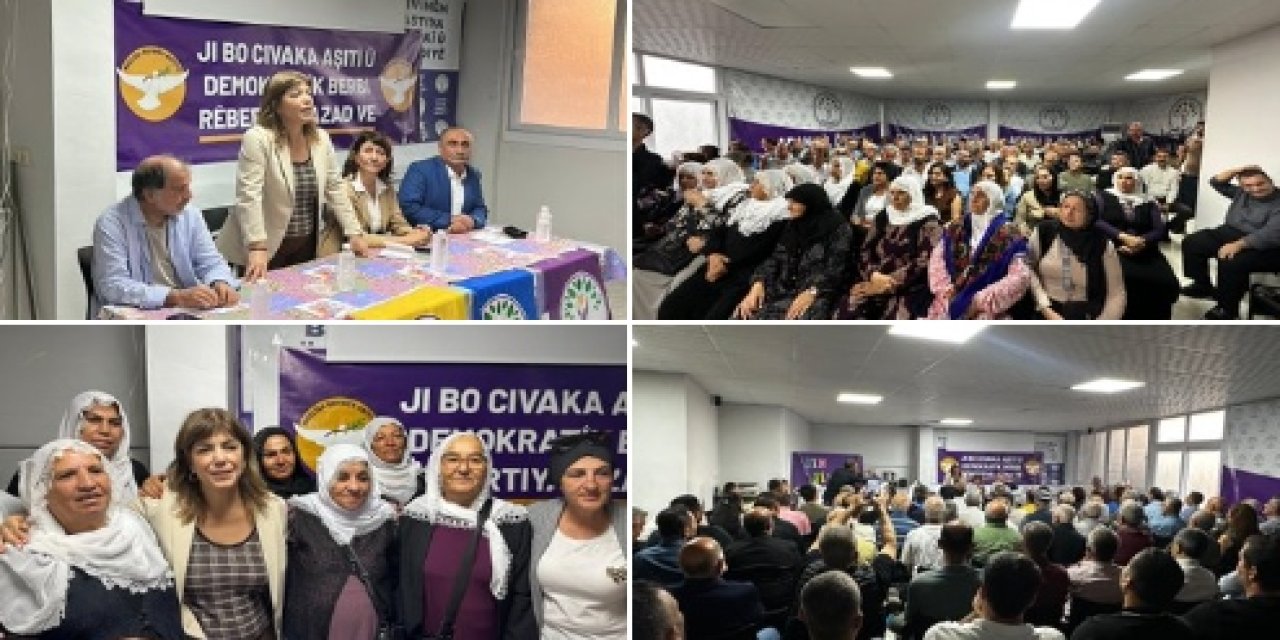 Adana'da "Barış ve Demokratik Toplum Buluşması” gerçekleşti