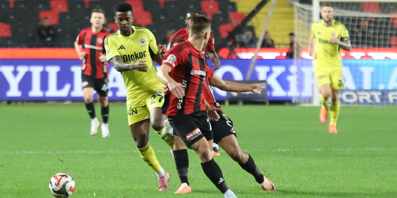 Fenerbahçe, Gaziantep'te esti görledi 3 puanı aldı