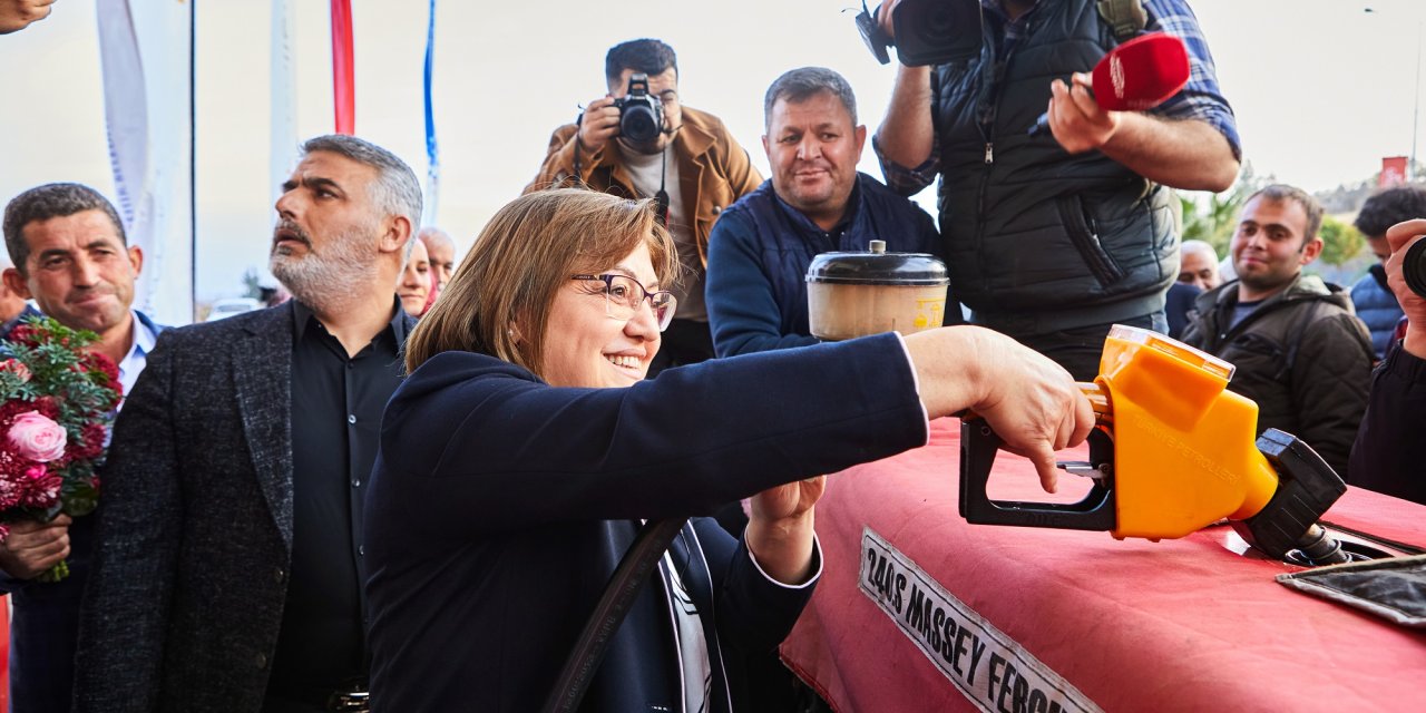 Büyükşehirden çiftçiye mazot desteği