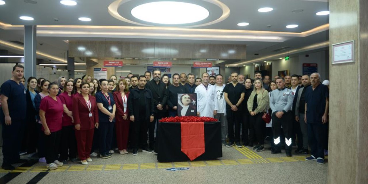 Atatürk’e vefa: Özel Hatem Hastanesi’nde unutulmaz anma töreni
