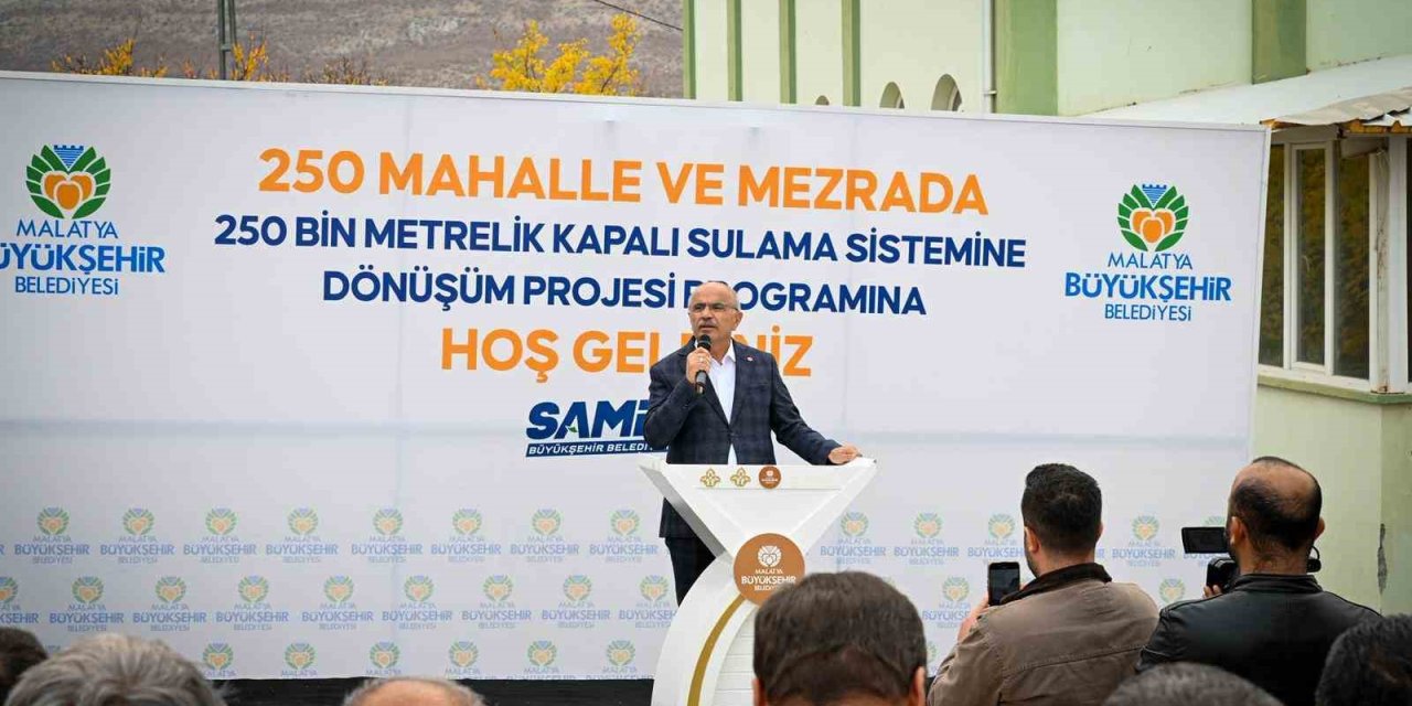 Akçadağlı çiftçilere sulama yardımı