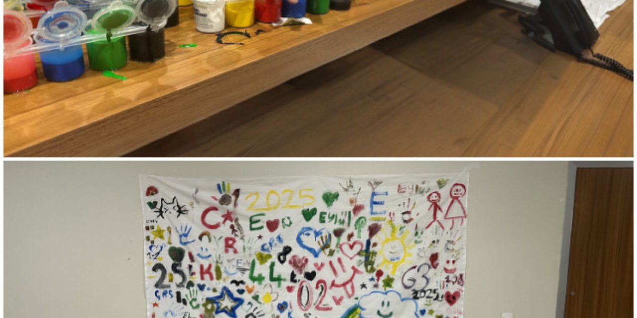 GAÜN Hastanesinde Çocuk ve Ergen Psikiyatri Kliniği'nde sanatla terapi