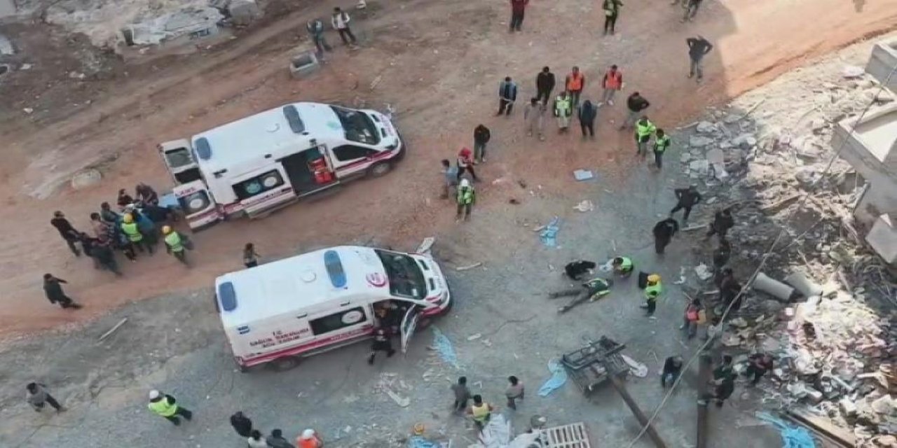 Vincin kırılmasıyla 2 işçi 25 metreden yere çakıldı