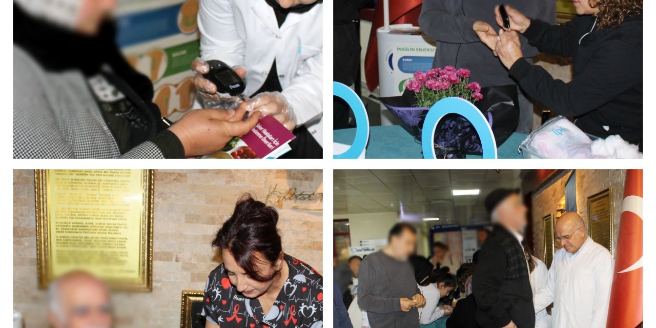 GAÜN Hastanesi’nden Diyabetle sağlıklı yaşam için farkındalık etkinliği
