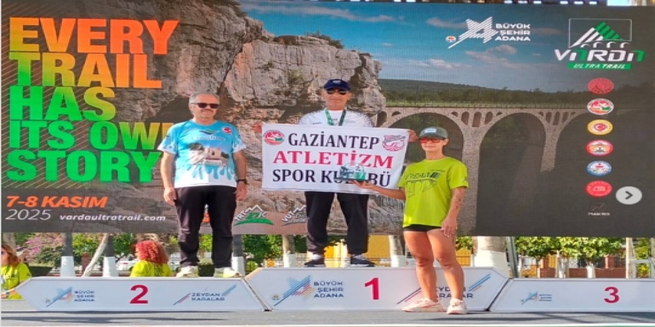 Varda Ultra Trail yarışında Gaziantep’e şampiyonluk getirdi
