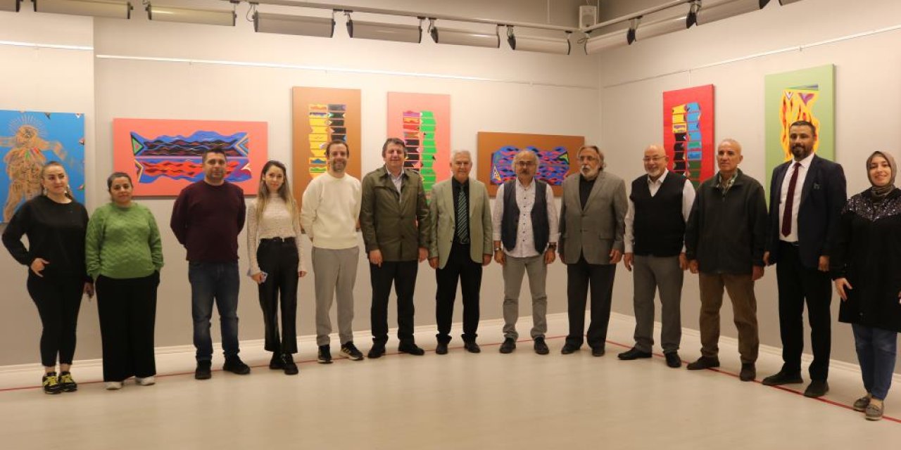 Ressam Mehmet Ali Doğan Sanko Sanat Galerisi’nde sergi açtı