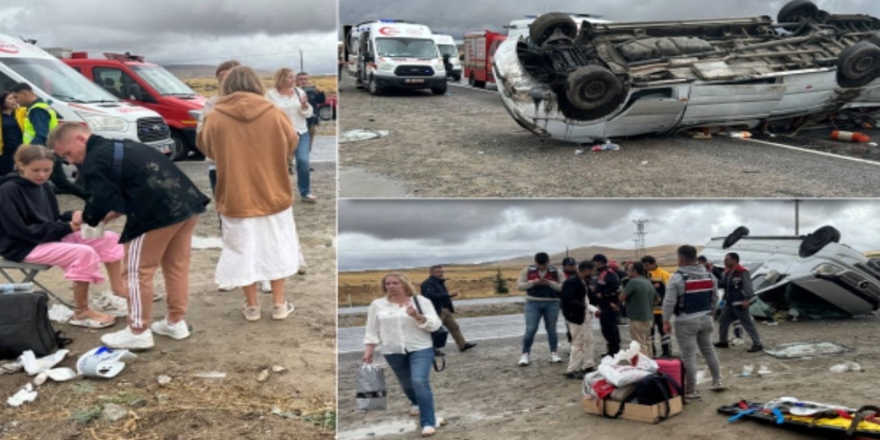 Nevşehir’de turistleri taşıyan otobüs ile otomobil çarpıştı: 2 ölü, 3 yaralı