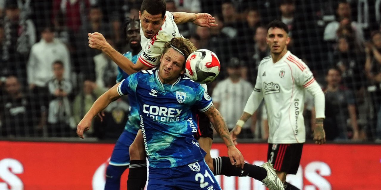 Beşiktaş sahasında Samsun engeline takıldı 1-1