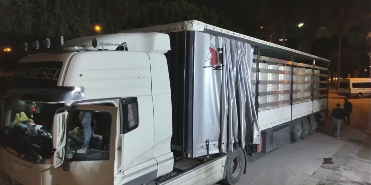 Mersin'e gelen tırda 223 kilo uyuşturucu ele geçirildi