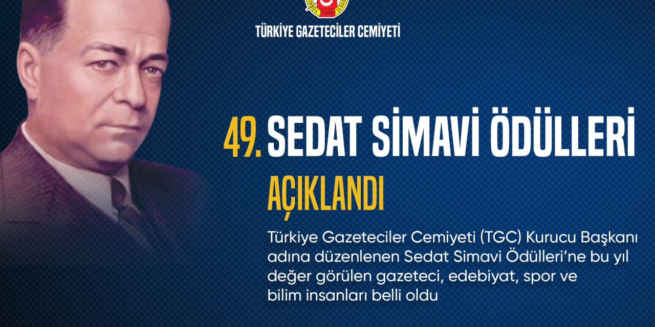 TGC 49. Sedat Simavi Ödülleri açıklandı
