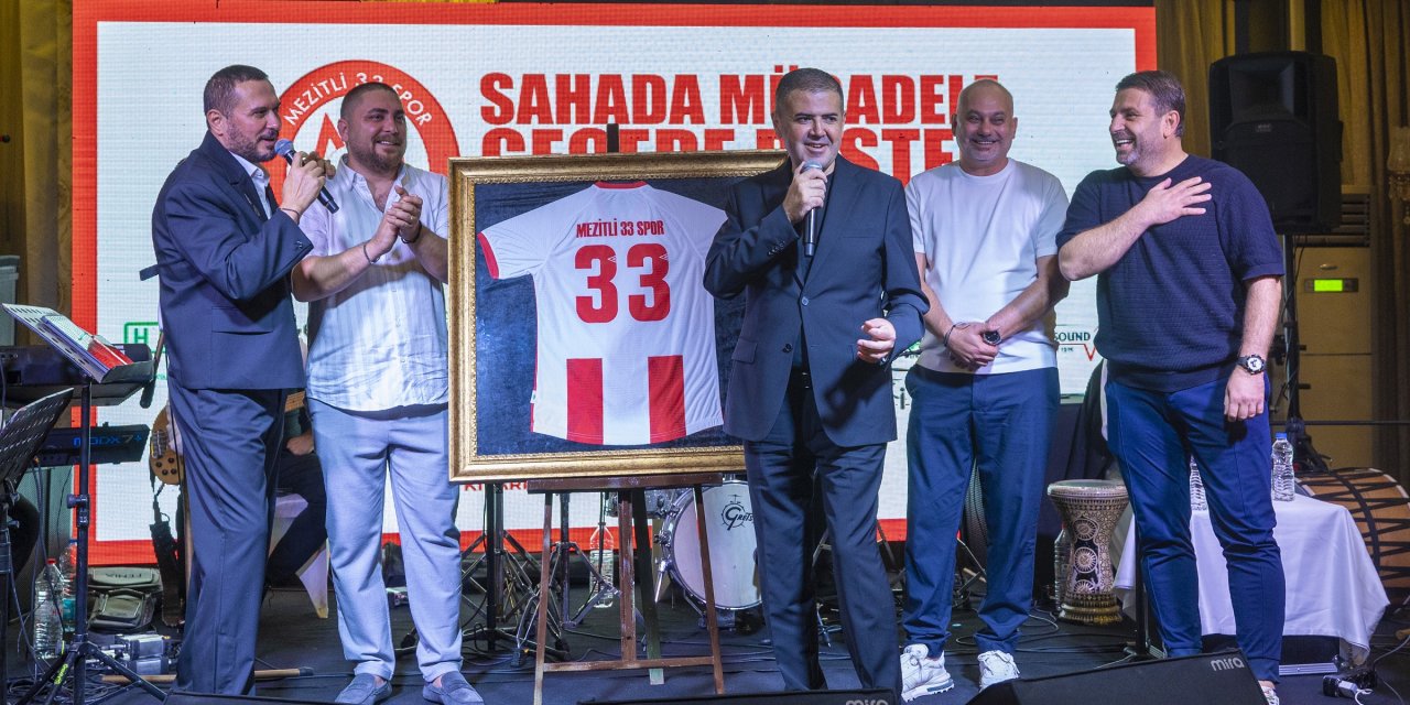 Mezitli 33 Spor’a muhteşem destek gecesi