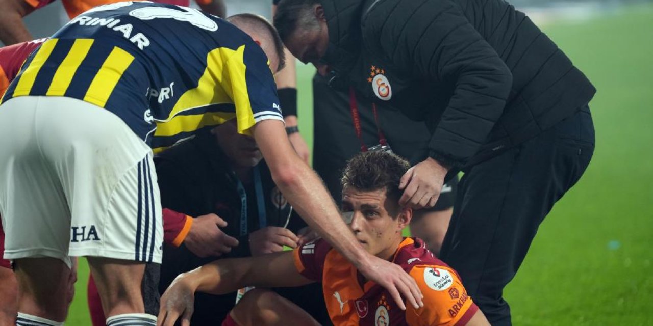 Galatasaraylı Kazımcan'ın gözüne çakmak atan taraftar yakalandı