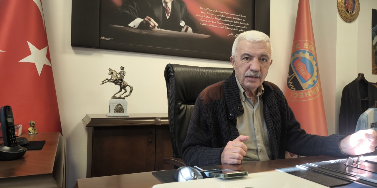 TÜED Şube Başkanı Akbudak: Emekliye dişe dokunur zam yapılsın, maaşlar iyileştirilsin