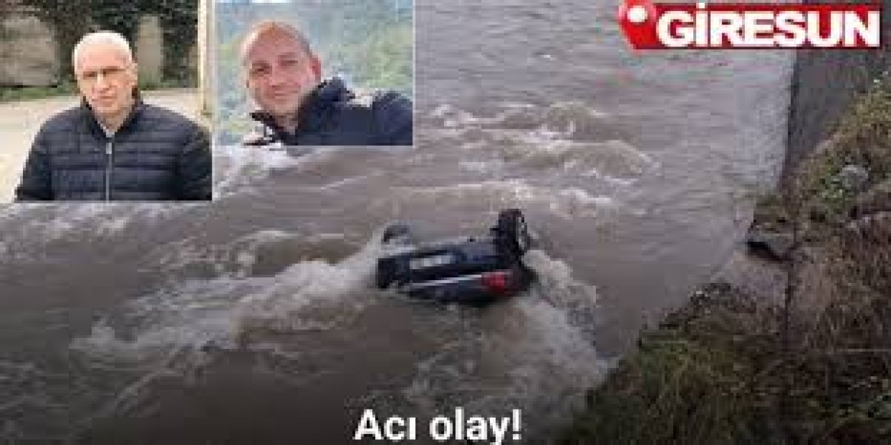 Dereye uçan araçta hayatlarını kaybettiler