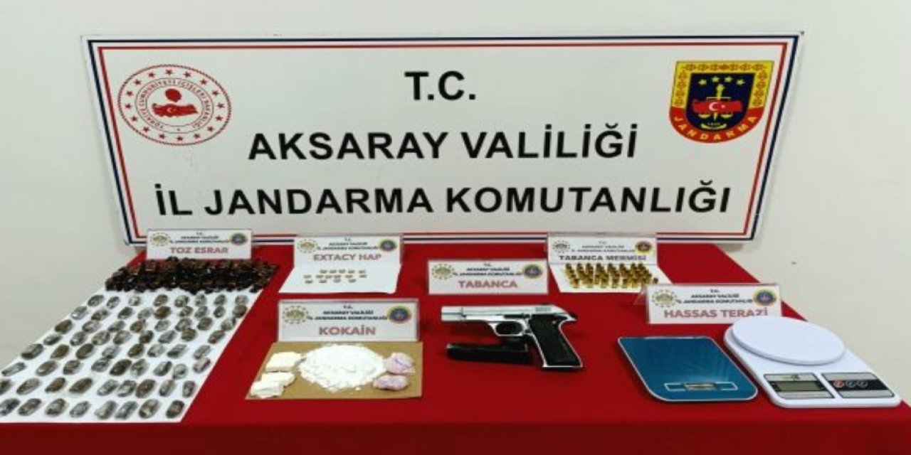 Uyuşturucu getiren gurbetçi Aksaray da yakalandı
