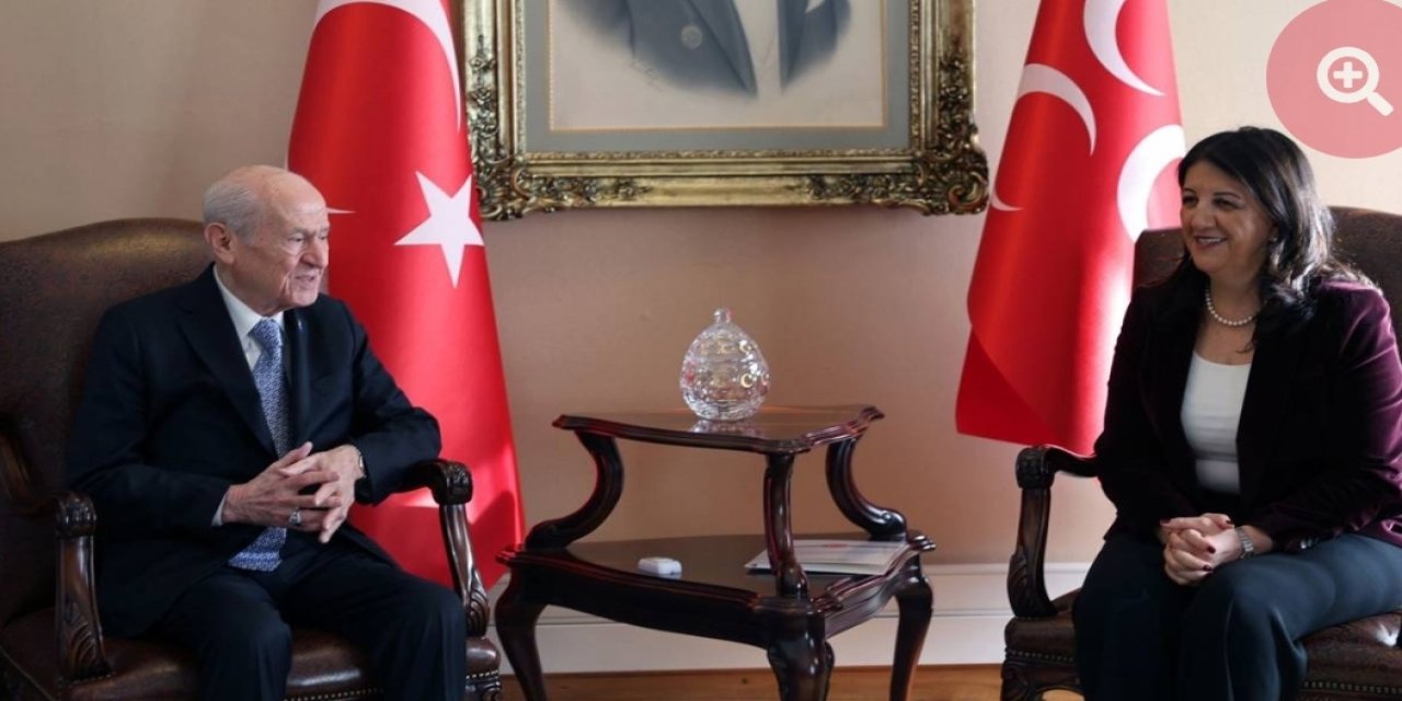 MHP Lideri Devlet Bahçeli, DEM Parti İmralı heyeti ile görüştü