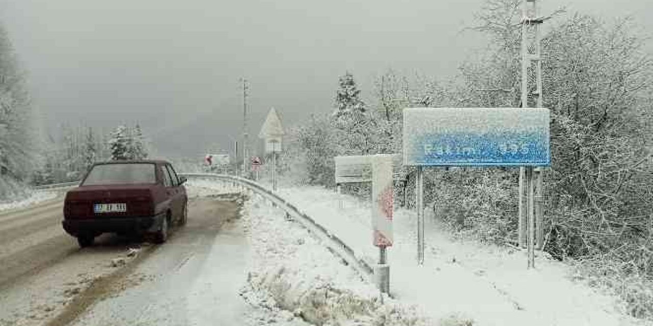 Kastamonu’da kar yağışı etkili oldu