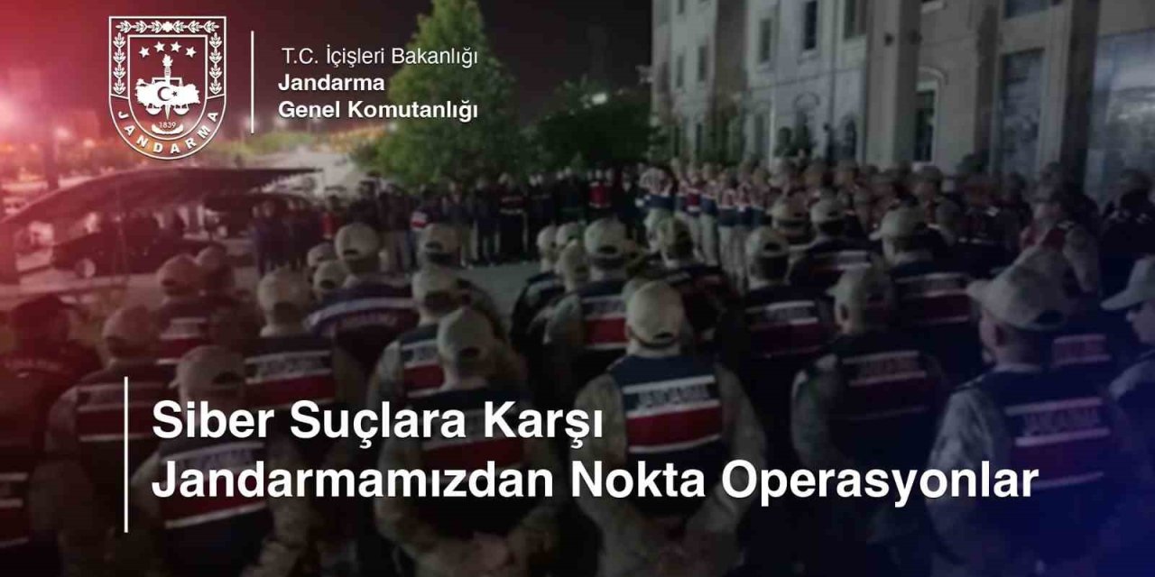 Dolandırıcılar Jandarmaya takıldı çok sayıda tutuklu var