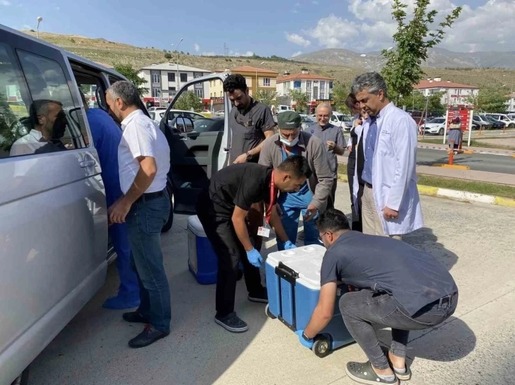 Erzincan'da beyin ölümü gerçekleşen hastanın organları nakil bekleyen hastalara umut oldu