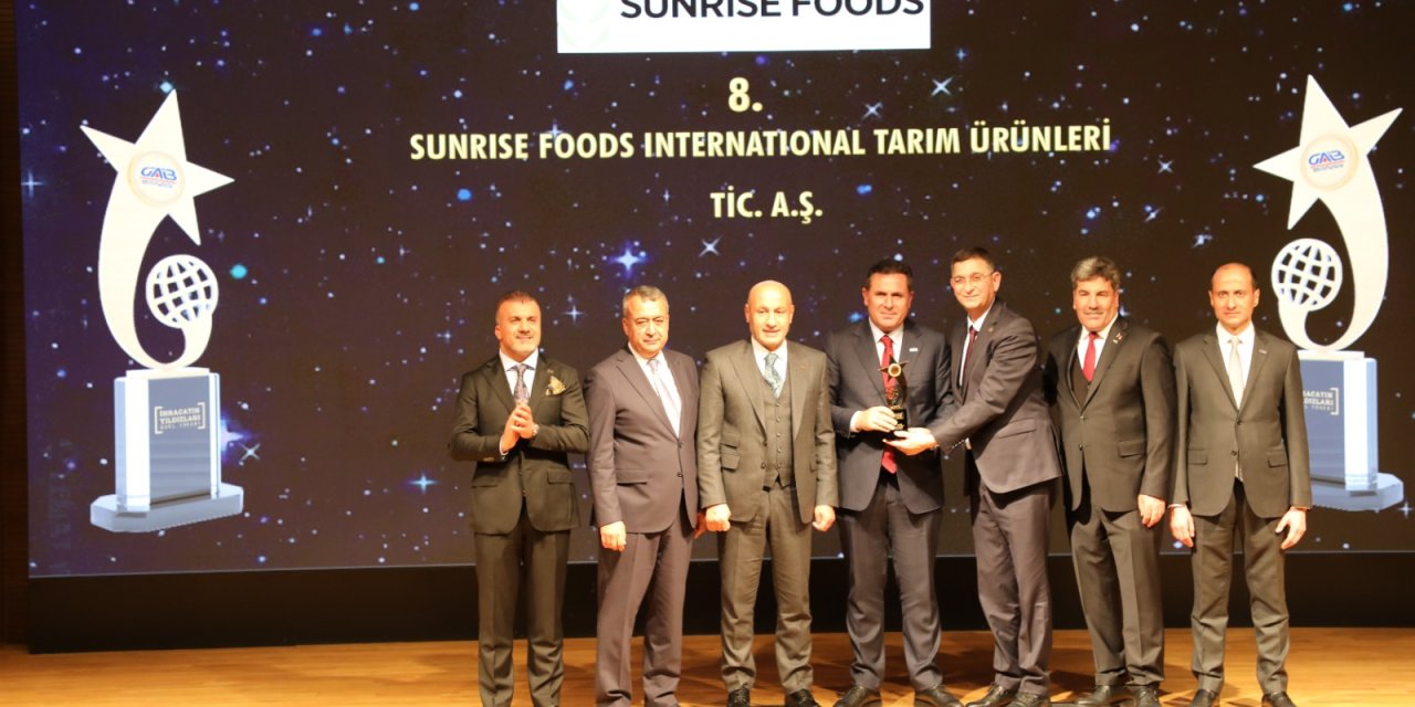 Tiryaki Agro Grubu'nun iki şirketine "İhracatın Yıldızları" ödülü