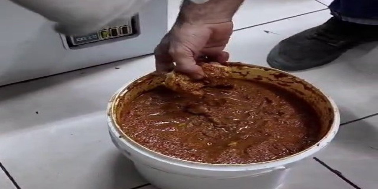 Zabıta denetiminde pes dedirten görüntü