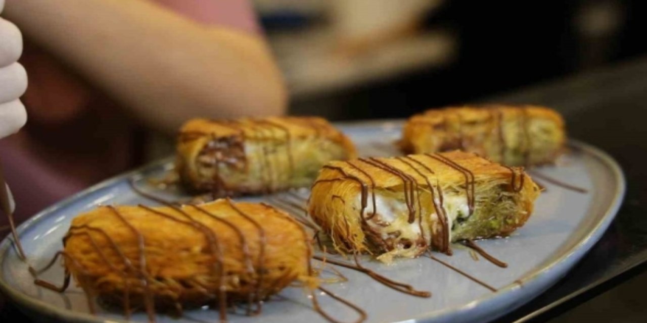 Çikolatalı Kaymaklı Kadayıf Sarmaya ilgi büyük