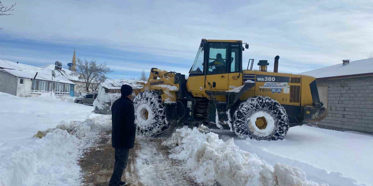 Malatya da karla mücadele seferberliği
