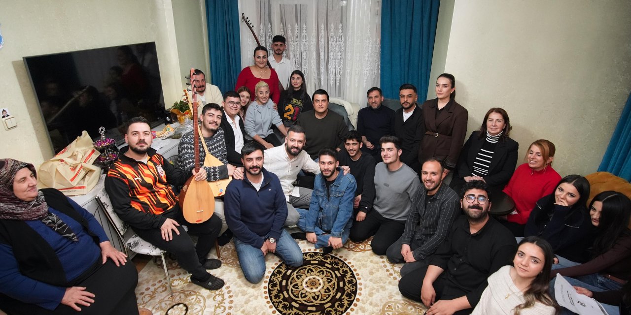 Yılmaz'dan öğrenci evine ziyaret