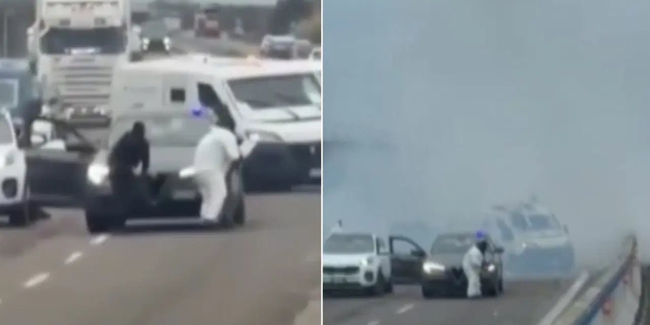 İtalya’da silahlı soyguncular zırhlı para nakil aracını soydu