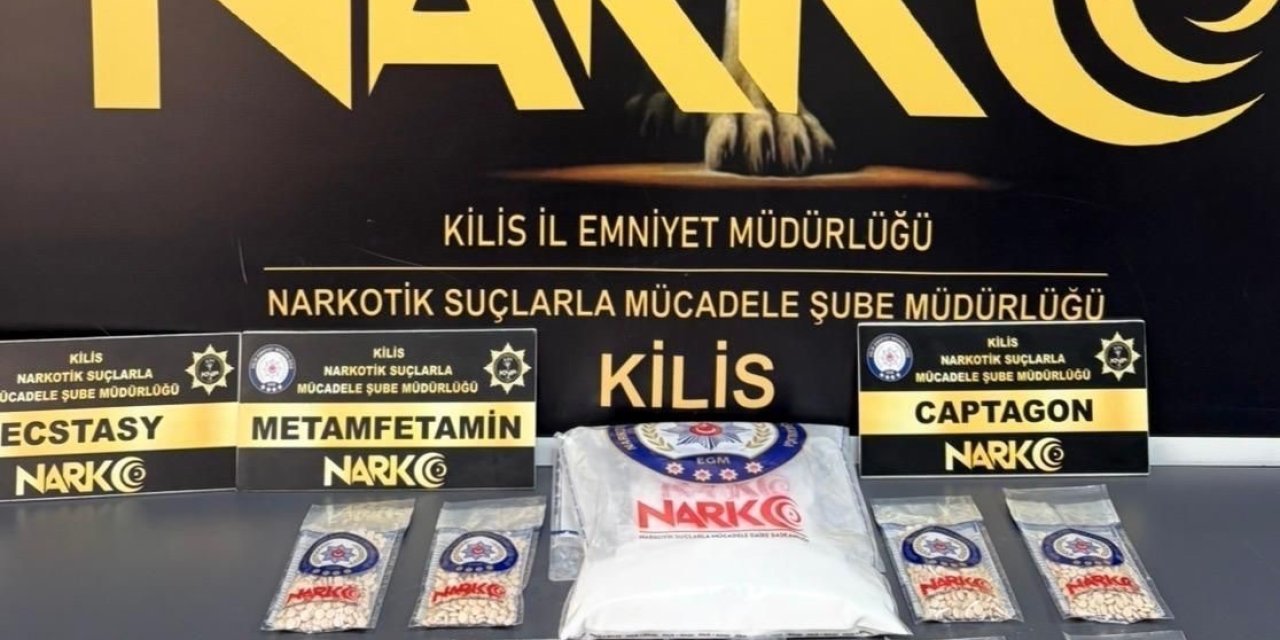 Kilis’te mezarlıkta uyuşturucu hap ele geçirildi