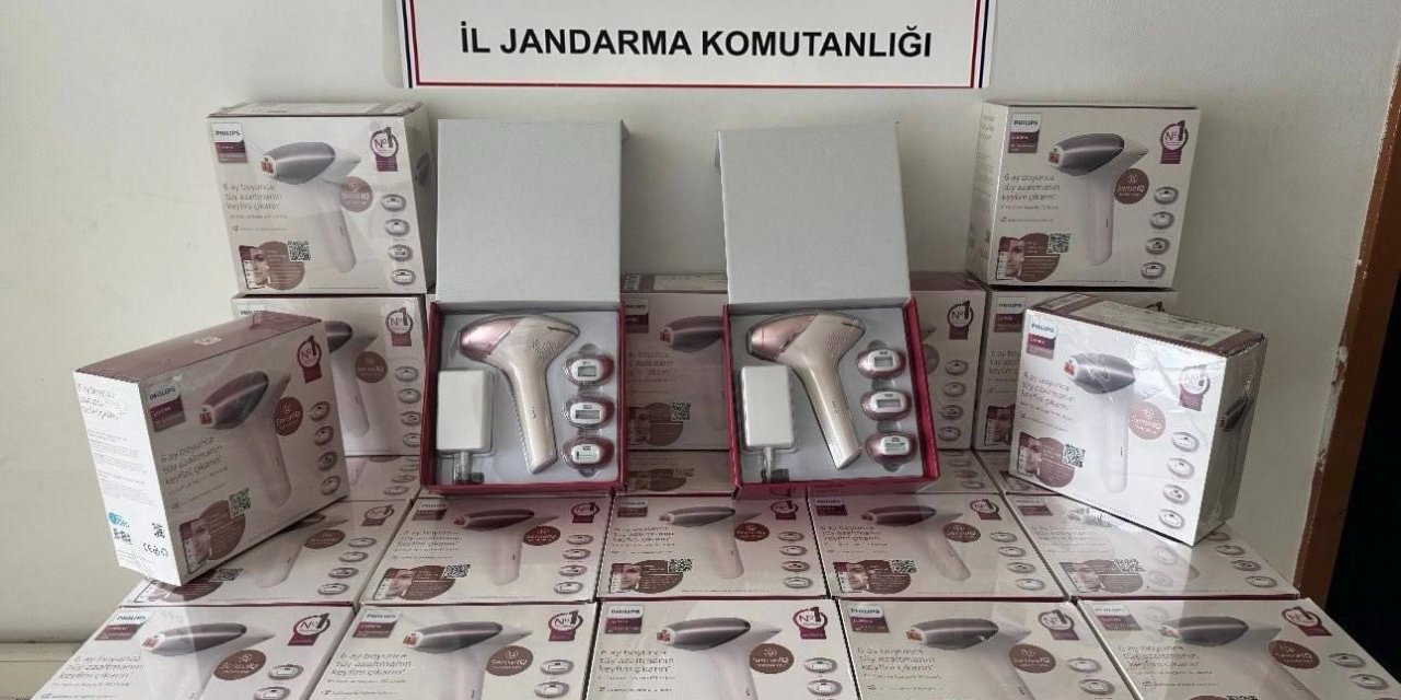 Urfa'da kaçak epilasyon cihazları ele geçirildi
