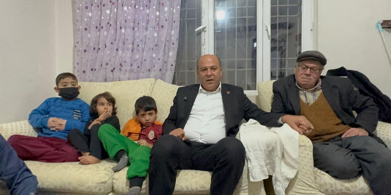 Gaziantep’te 7 kişilik yoksul aileye CHP’liler sahip çıktı