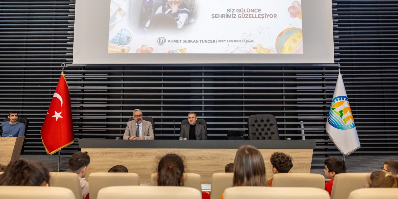 Minik muhabirlerden zor sorular: çocuklar sordu, Başkan Tuncer yanıtladı